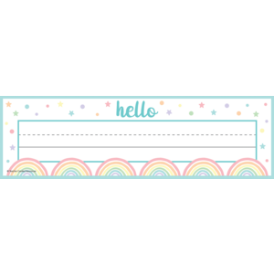 Teacher Created Pastel Pop Flat Name Plates (TCR 8422)