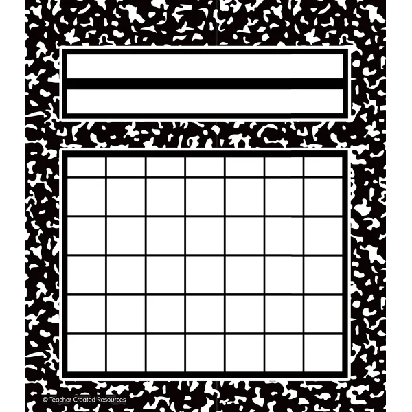 Teacher Created Resources Cool for School Composition Incentive Charts (TCR 9324)