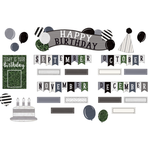 Teacher Created Resources Modern Farmhouse Happy Birthday Mini Bulletin Board (TCR8533)