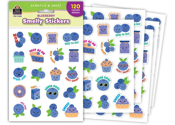 Teacher Created Resources Blueberry Smelly Stickers (TCR 9452)