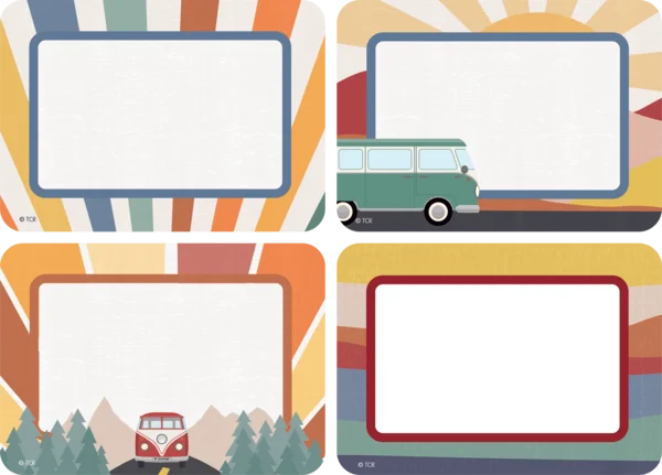 Teacher Created Resources Moving Mountains Road Trip Name Tags/Labels (TCR 9235)