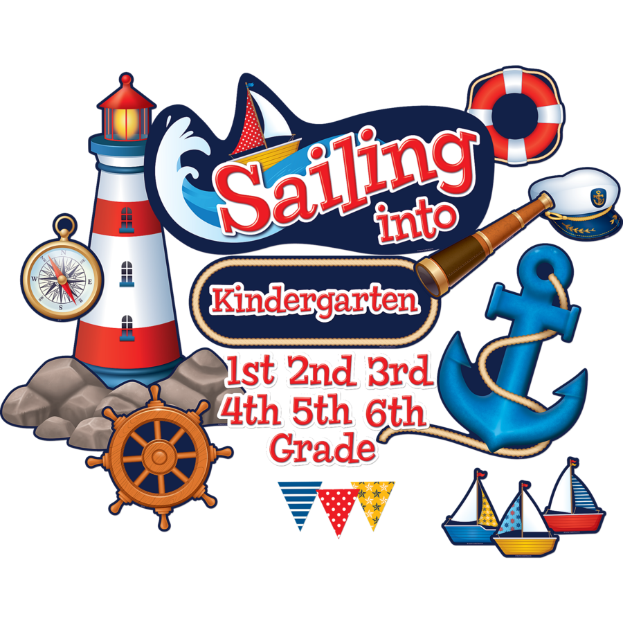 Teacher Created Sailing Into... Bulletin Board Display Set (TCR 5440)