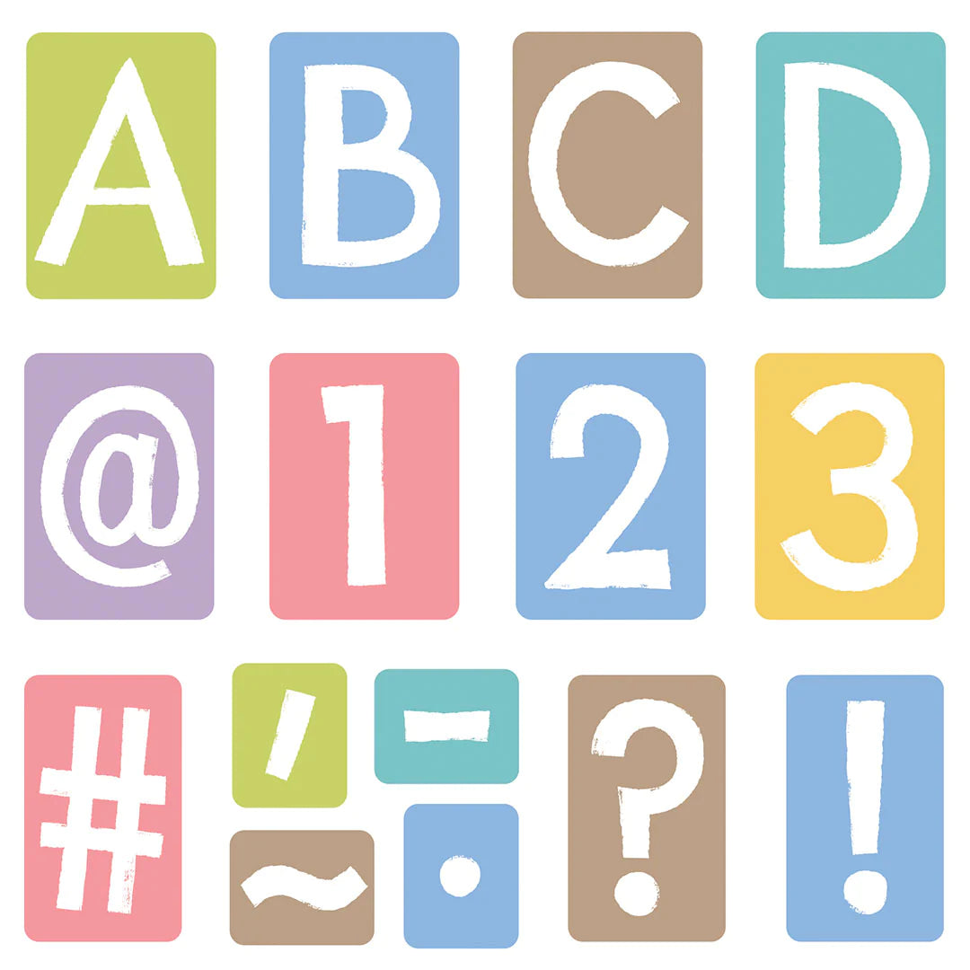 Trend Good to Grow Garden Path 4-Inch Tiles Uppercase Ready Letters (T 79307)