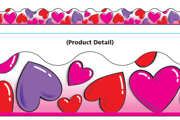 Trend Party Hearts Terrific Trimmers Borders 39' (T91300)