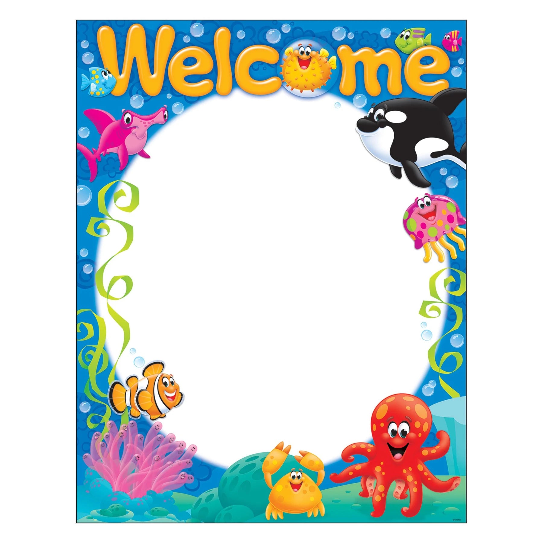 Trend Welcome Sea Buddies Learning Chart (T38357)