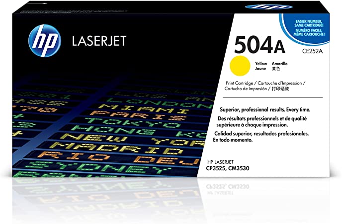 HP 504A YELLOW TONER