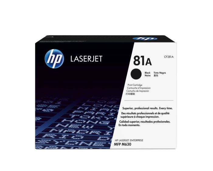 HP 81A TONER BLACK CARTRIDGE FOR LASERJET