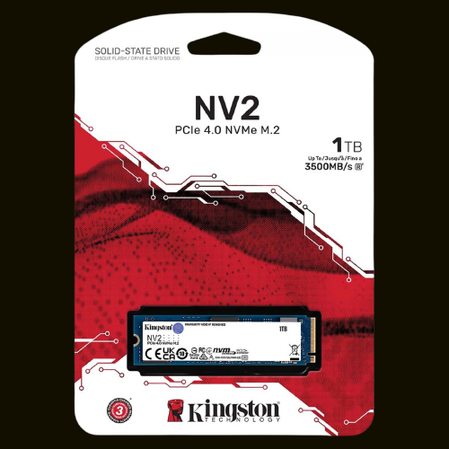 Kingston 1TB NV2 M.2 2280 PCIe 4.0 x4 NVMe SSD