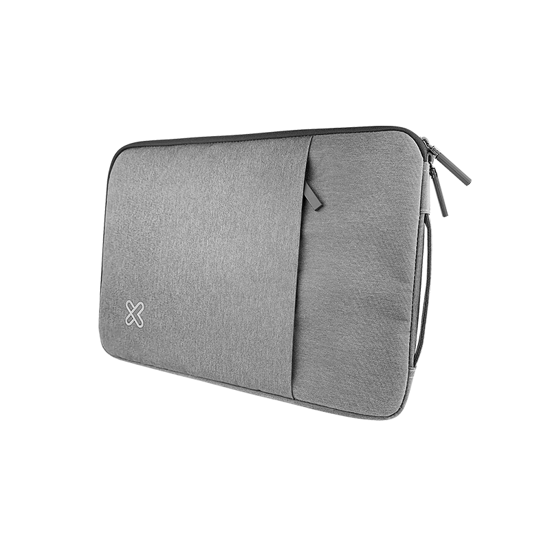 KLIP XTREME NOTEBOOK SLEEVE 15.6" POLYESTER GRAY W/POCKET