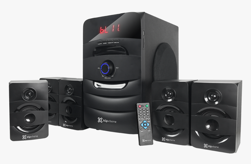 KLIPX SPEAKER SYSTEM WIRELESS BLACK 5.1CH. OPTICAL DIG.