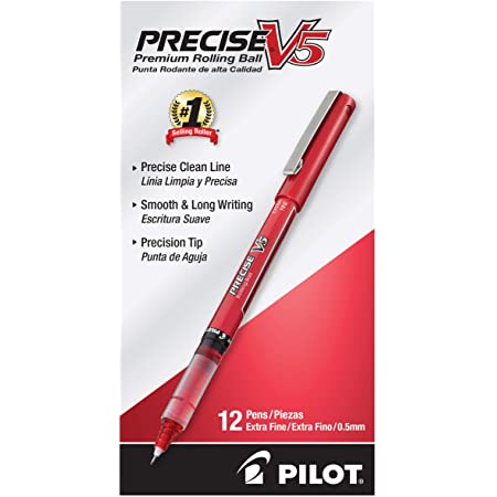 PEN: PILOT PRECISE V5 EXTRA FINE RED