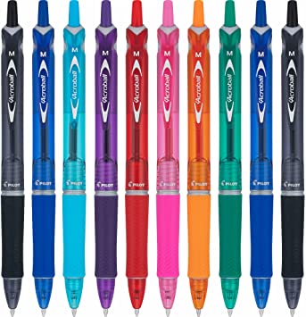 PILOT ACROBALL COLORS ADVANCED MEDIUM POINT ASSORTED COLOR