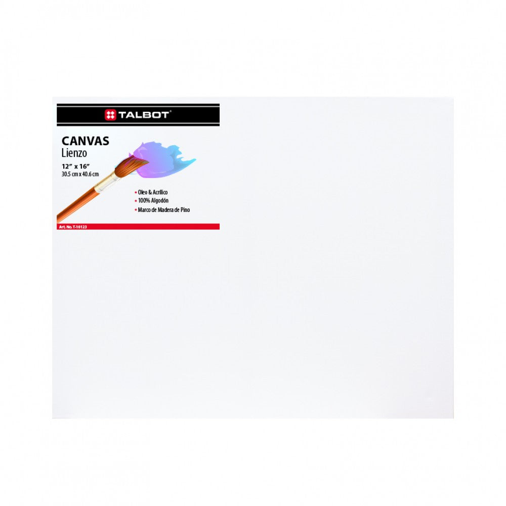 TALBOT CANVAS BOARD 12" x 16"