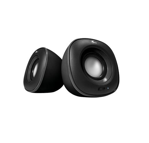 XTECH SPEAKERS 2.0 CHANNEL 6W WIRED BLACK