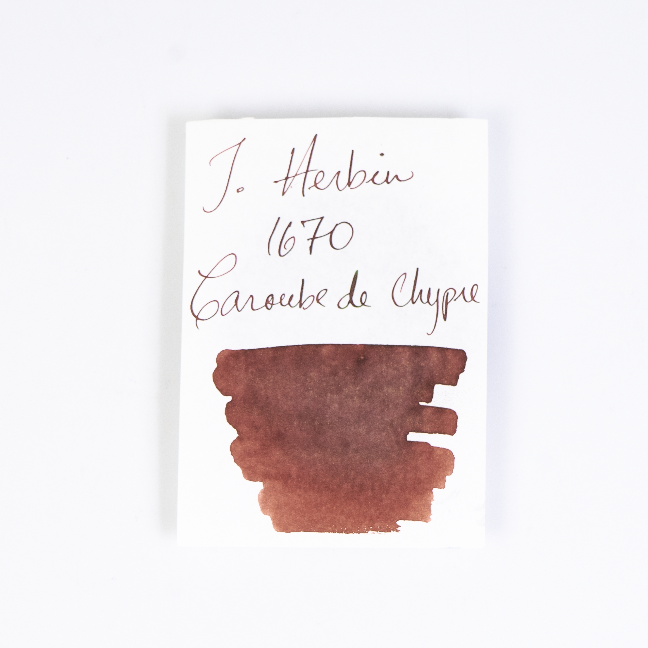 J. Herbin 1670 Caroube De Chypre (Carob from Cyprus) 50ml Bottled Ink