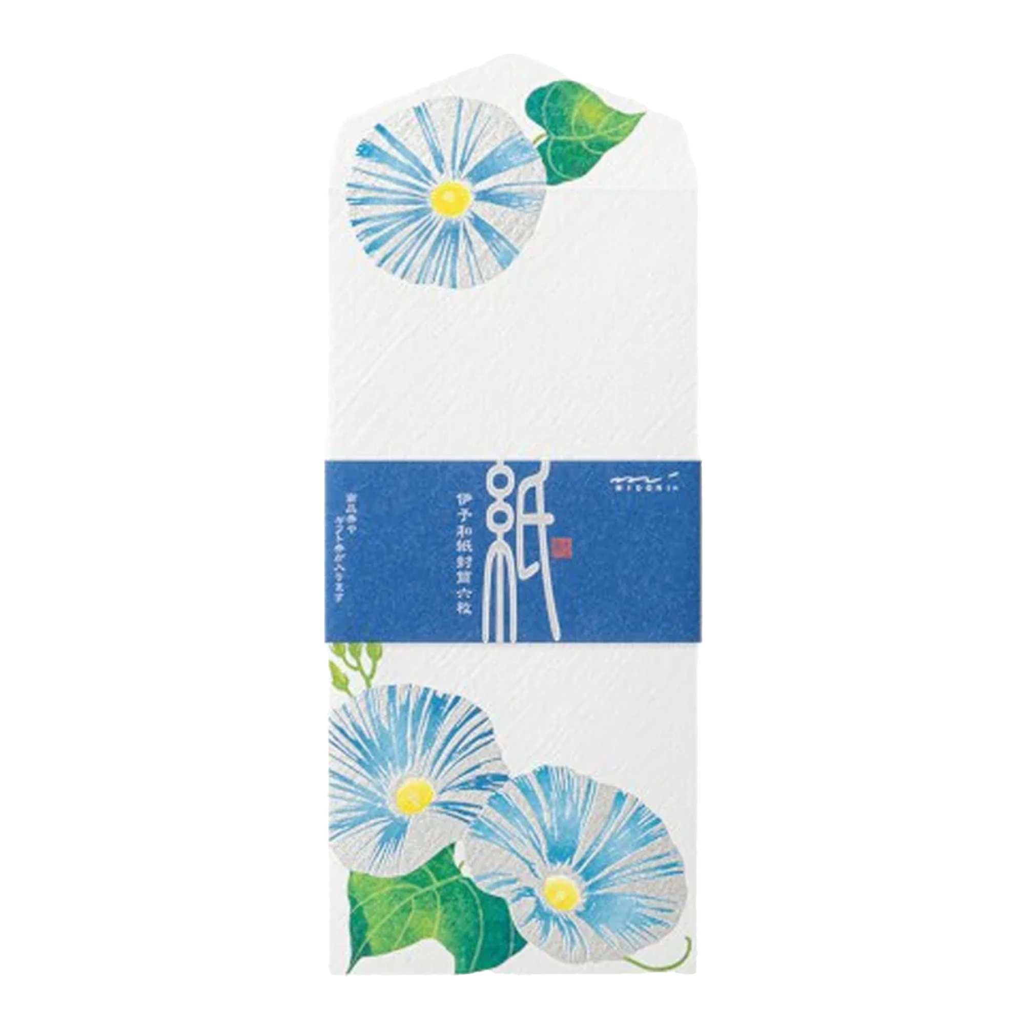 Midori Envelope - Morning Glory (Silk Printing)
