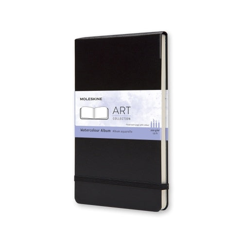Moleskine Large Hardcover Art Collection Watercolour Album - Black