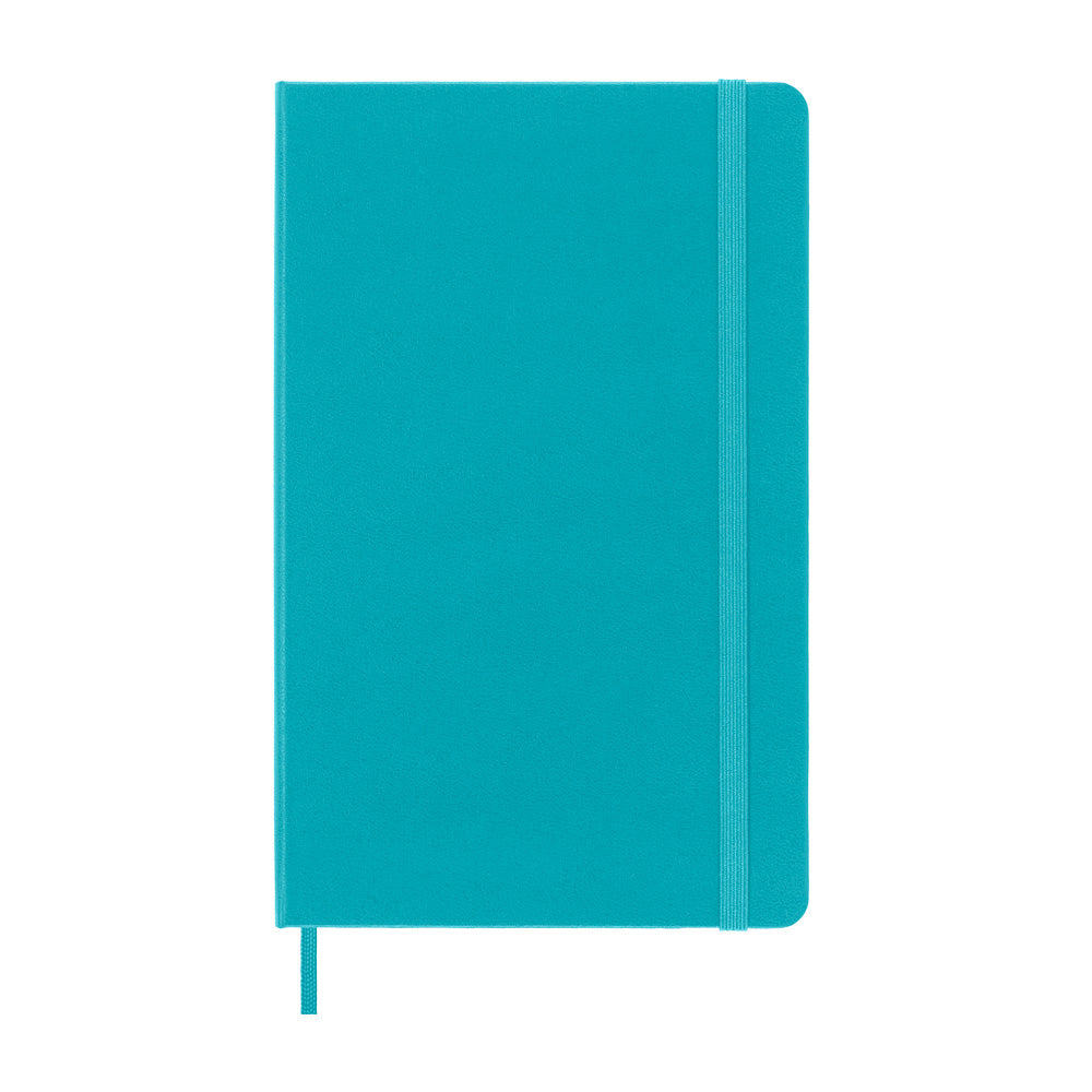 Moleskine Large Hardcover Classic Ruled Notebook - Reef Blue