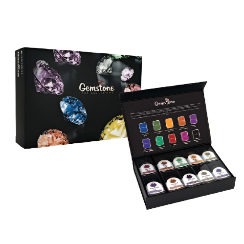 Monteverde Gemstone Collection Bottled Ink (10pc Set)