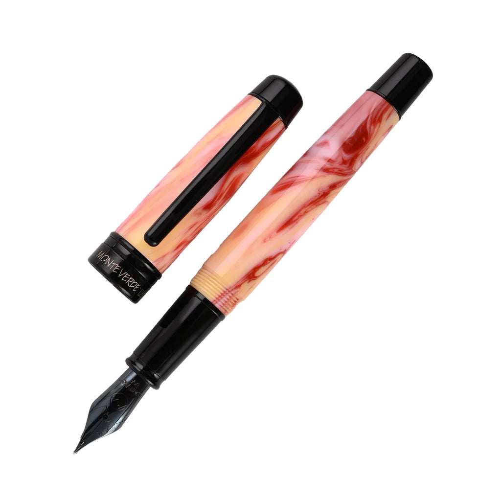 Monteverde Prima Fountain Pen - Red SwirlExtra Fine