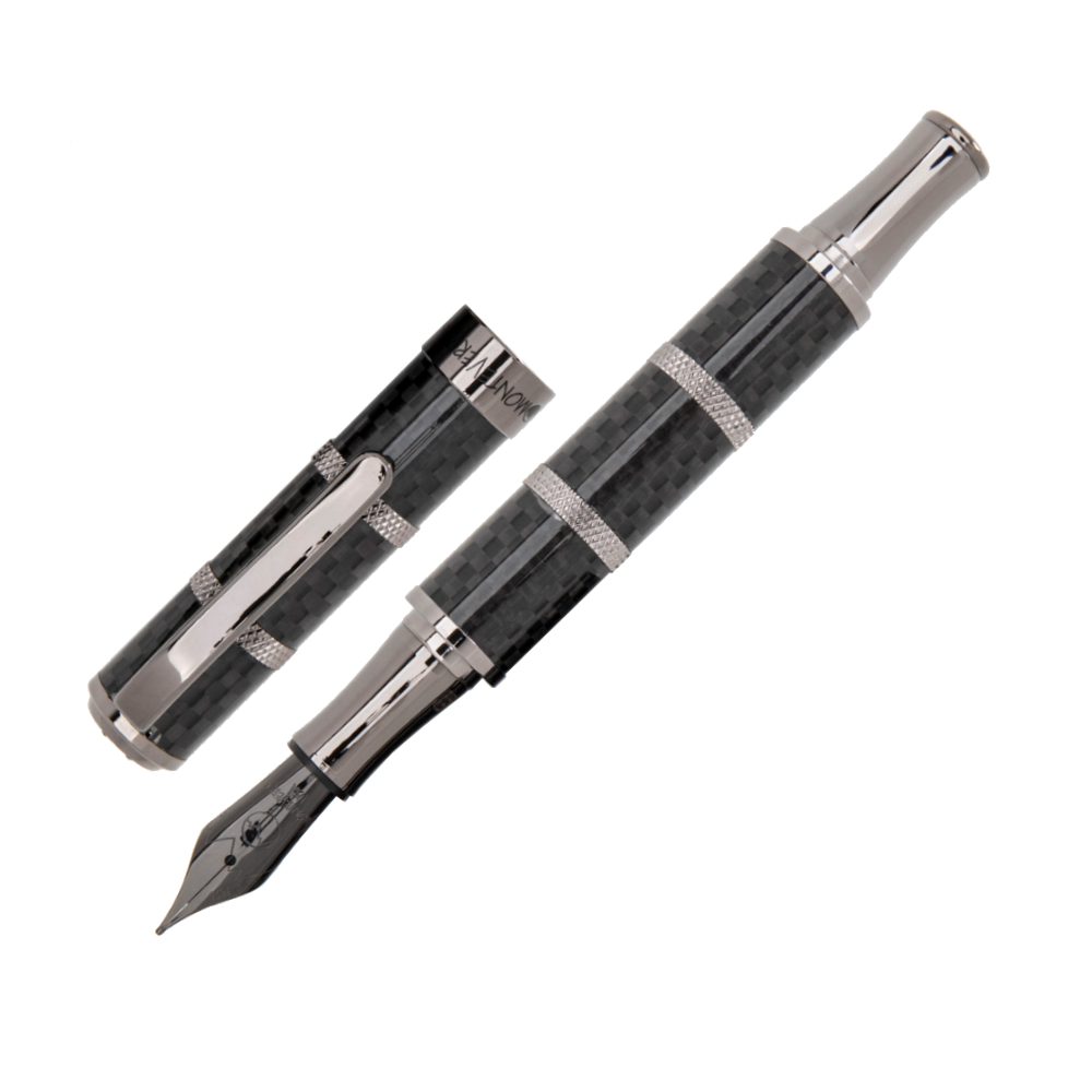 Monteverde Regatta Sport Fountain Pen - Full Carbon Fiber BlackExtra Fine