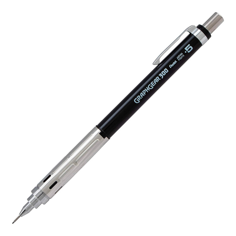 Pentel GraphGear 300 Premium Mechanical Pencil - .5mm Black
