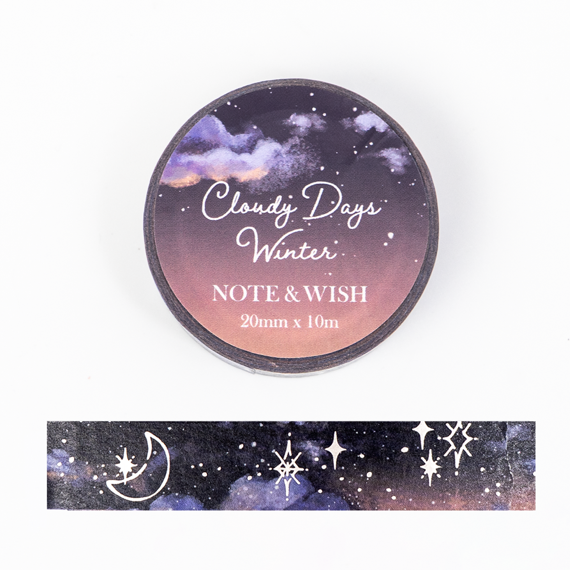 Note & Wish Washi Tape - Cloudy Days Winter