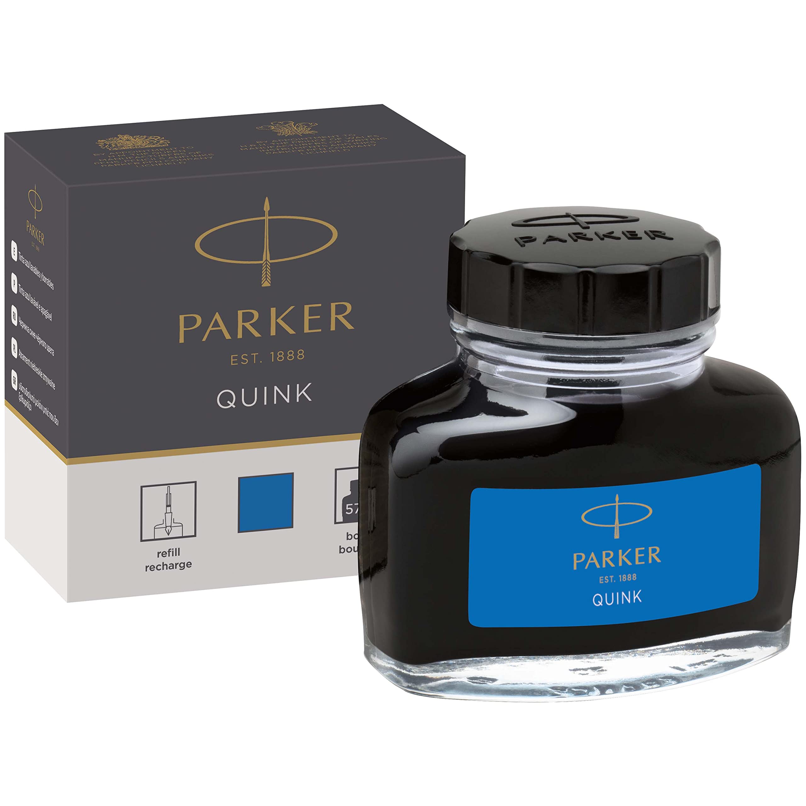Parker Quink Washable Blue Bottled Ink (57ml)