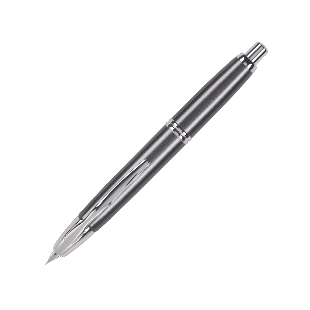 Pilot Vanishing Point Fountain Pen - Gun Metal with Rhodium TrimExtra-Fine