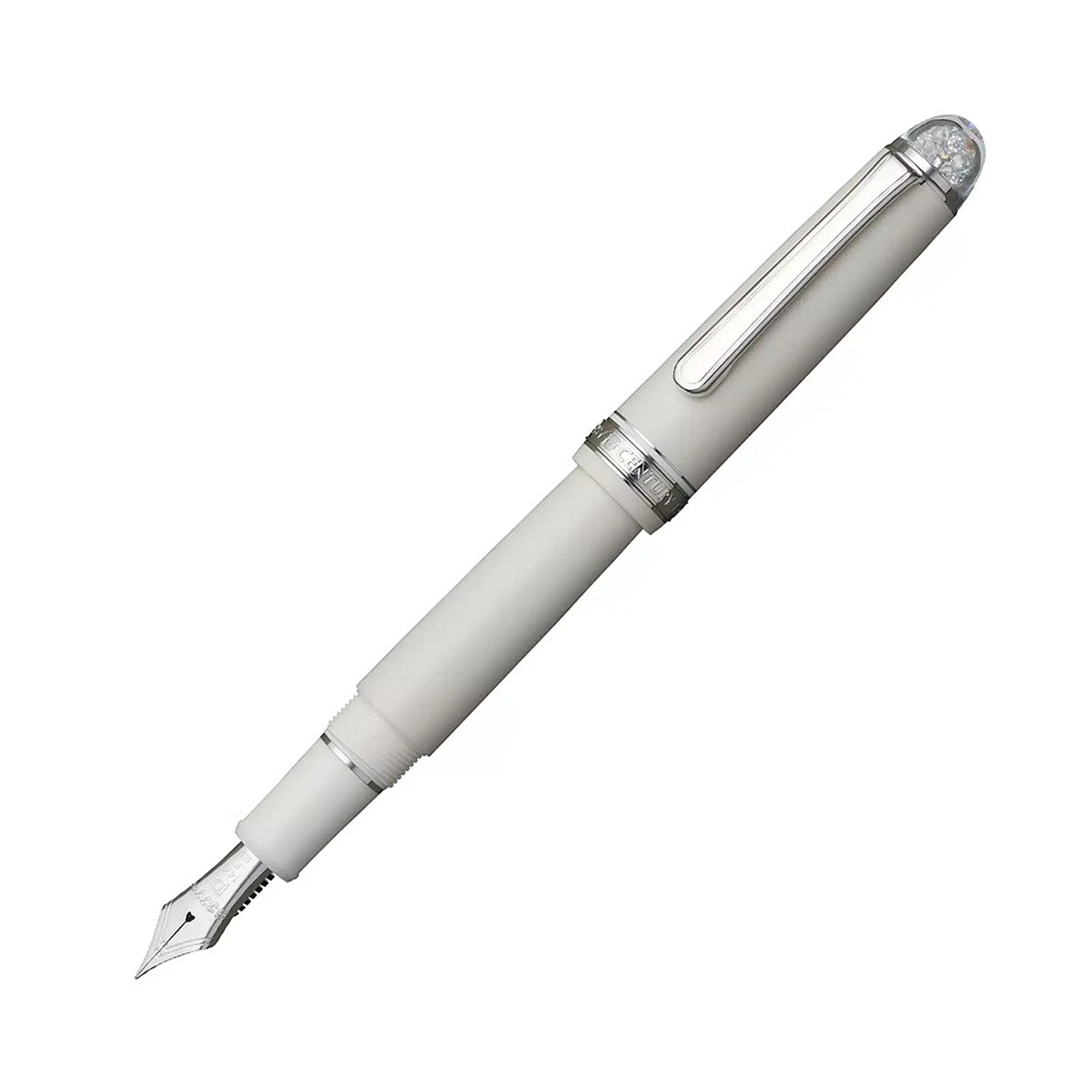 Platinum #3776 Shape of Heart Ivoire Fountain Pen (Limited Edition)Extra Fine