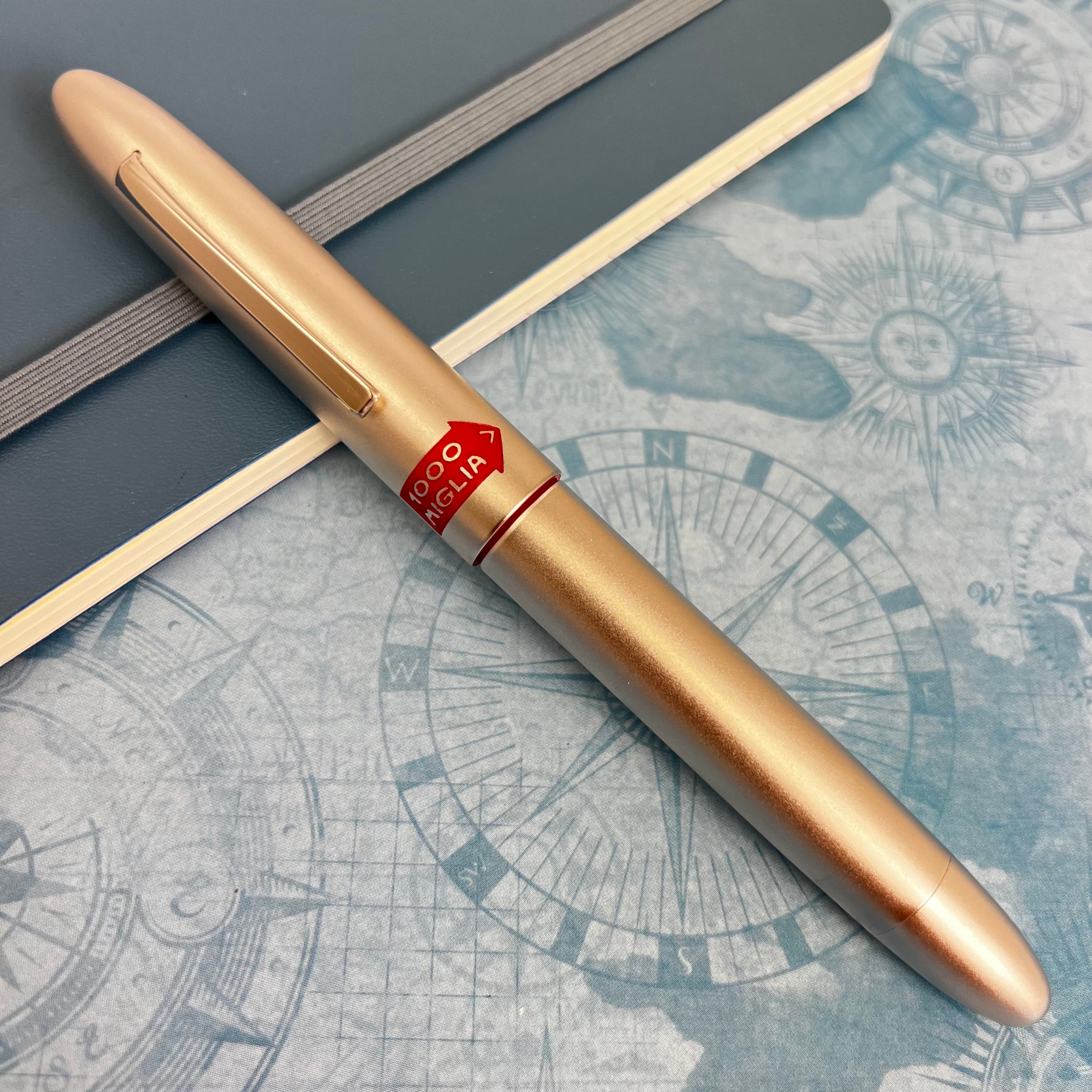 Pre-Owned Omas Mille Miglia Fountain Pen 18K M