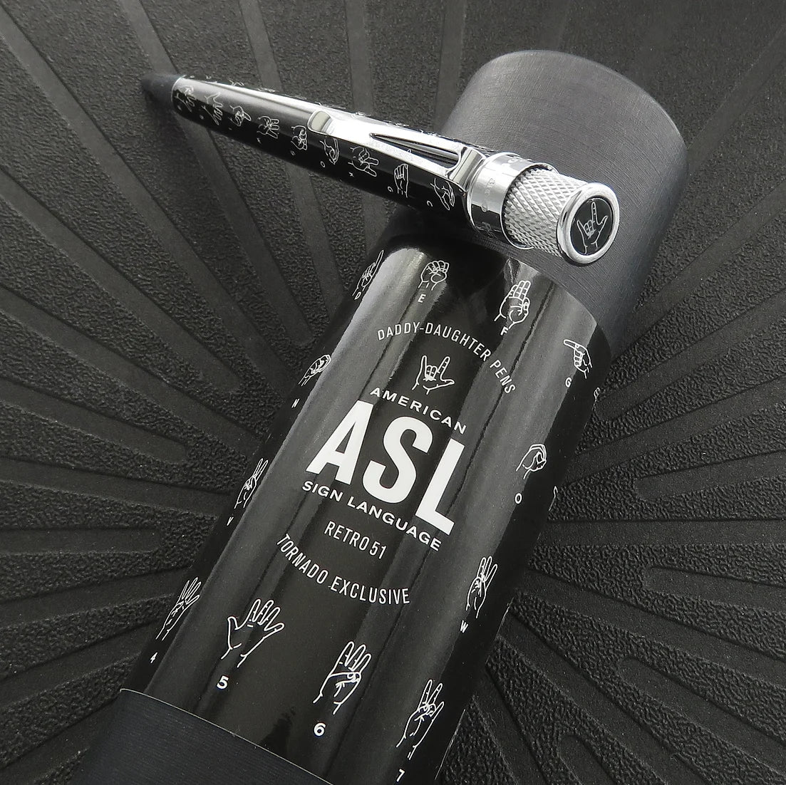 Retro 51 Collection Tornado Pencil - ASL Black (Daddy-Daughter Pens Exclusive)