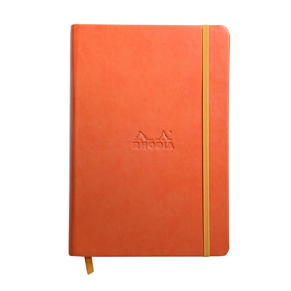 Rhodia Rhodiarama Webnotebook Softcover A5 Lined - Tangerine