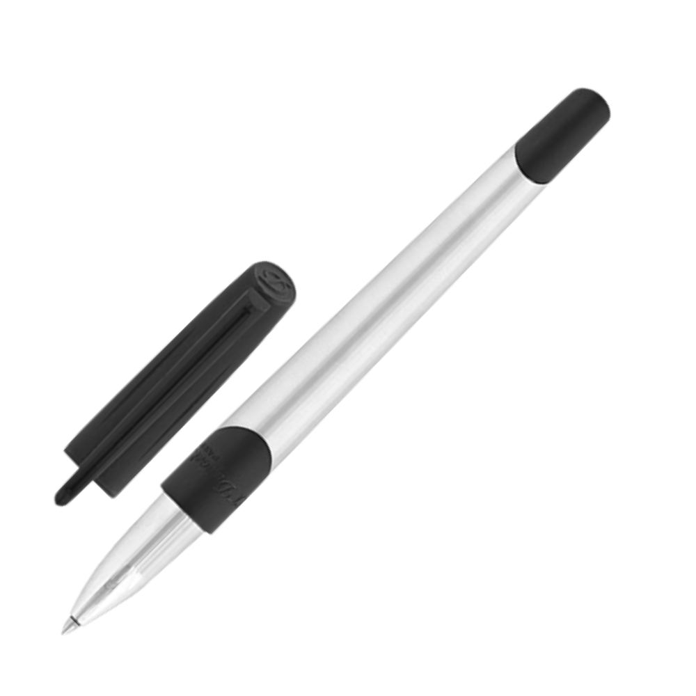 S.T. Dupont Defi Millenium Rollerball - Brushed Chrome and Matte Black