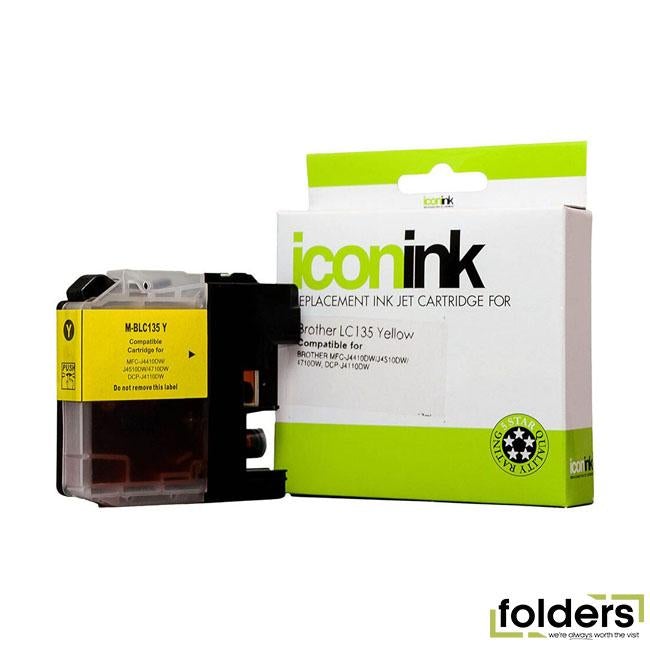 Icon Compatible Brother LC135 Yellow Ink Cartridge
