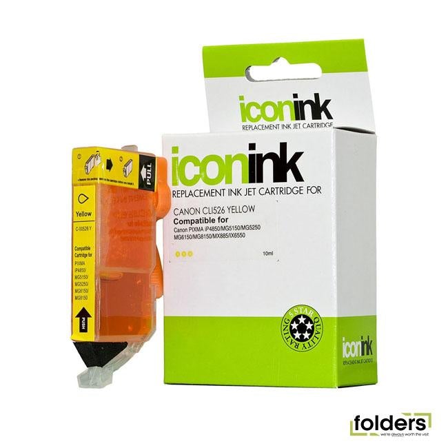 Icon Compatible Canon CLi-526 Yellow Ink Cartridge