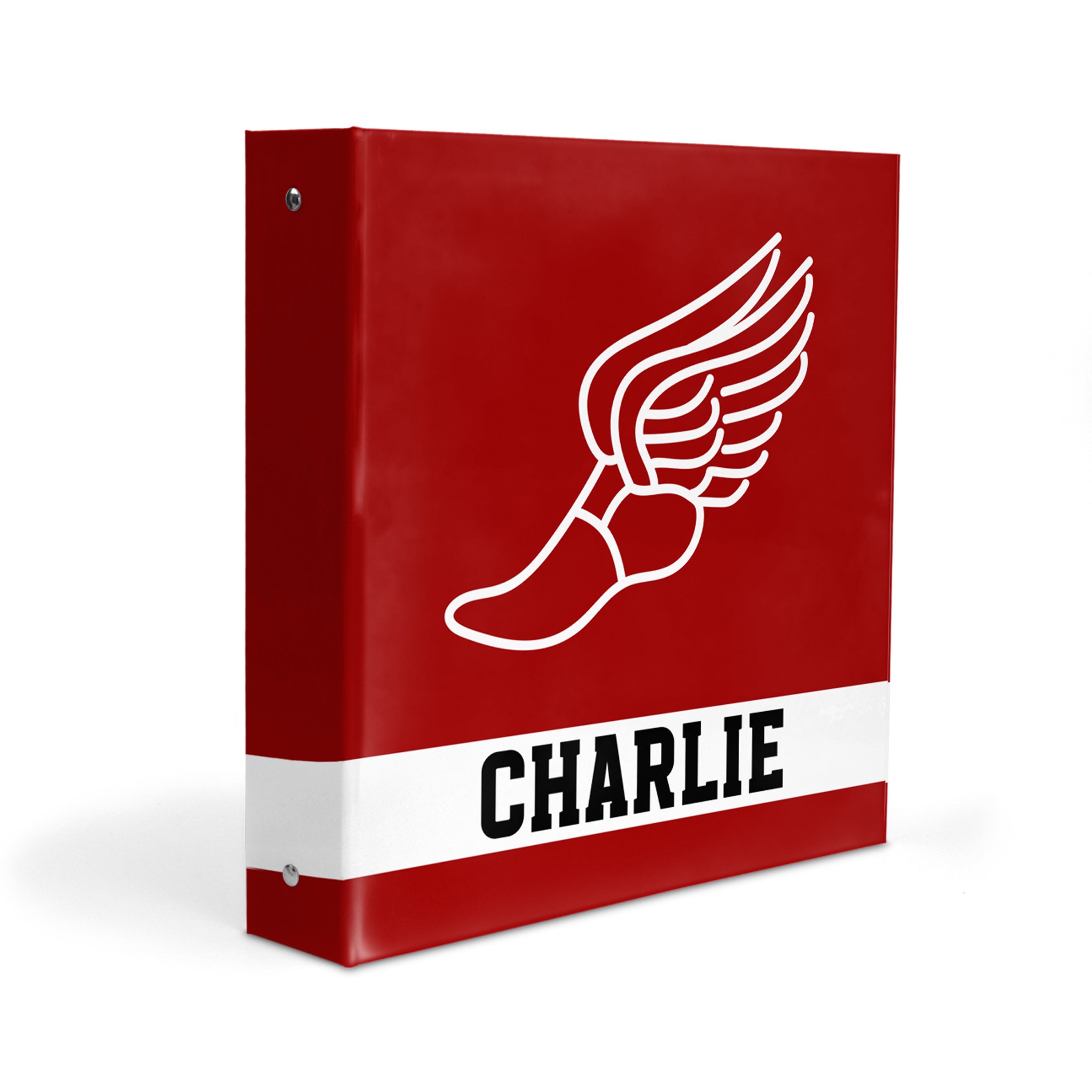 Track Sports Personalized Custom 2" 3 Ring Binder  School Office Supplies
