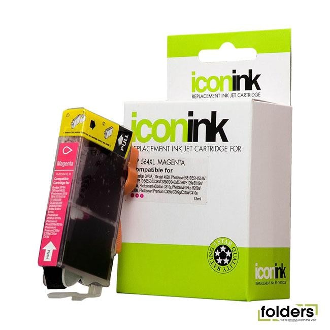 Icon Compatible HP 564 Magenta XL Ink Cartridge (CB324WA)