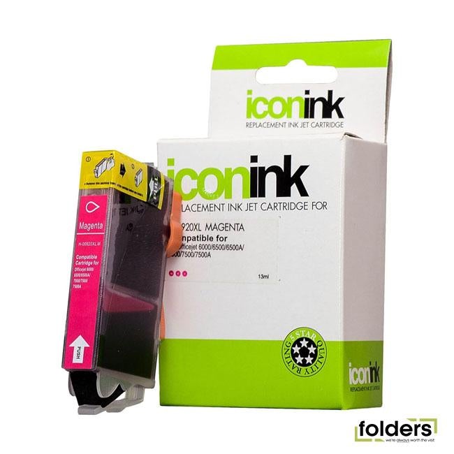 Icon Compatible HP 920 Magenta XL Ink Cartridge (CD973AA)
