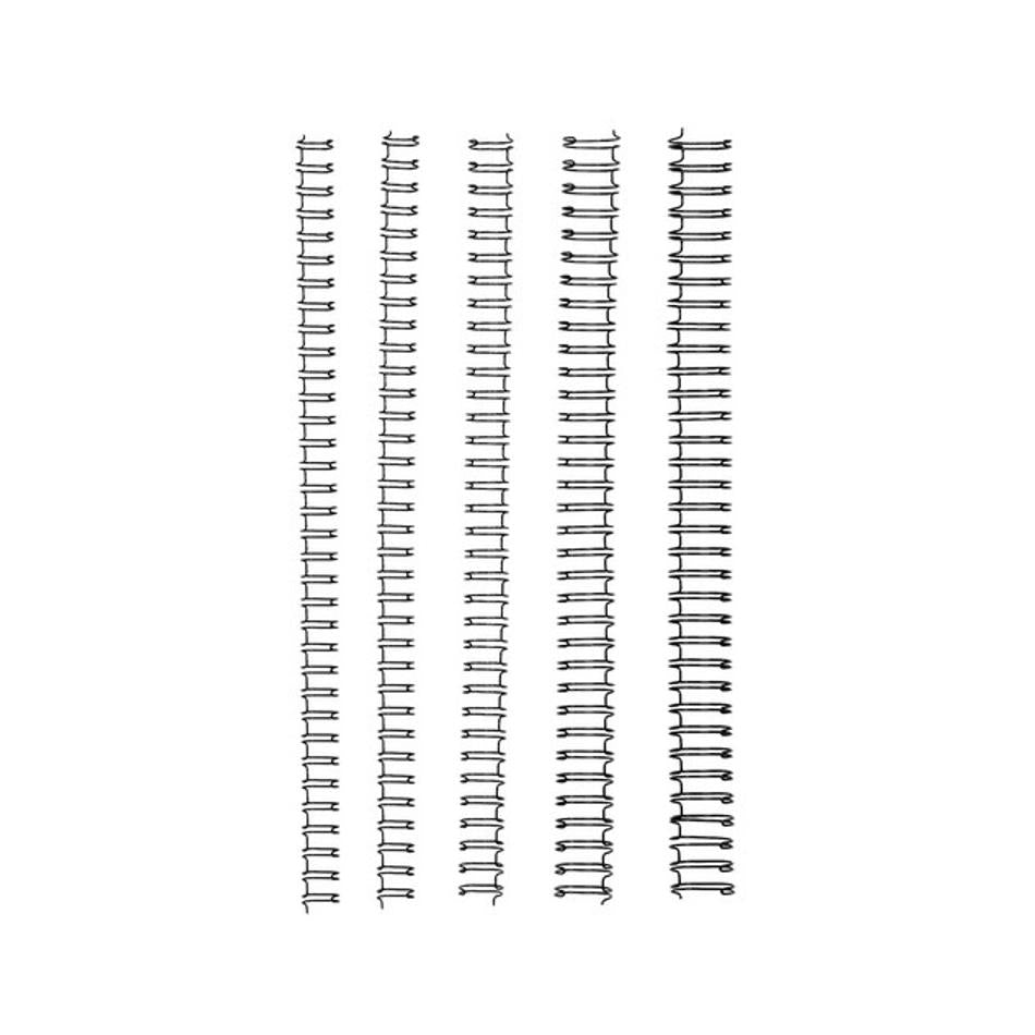 Gbc Binding Wire 34 Loop 8Mm Silver Pk100 BE34W8S100