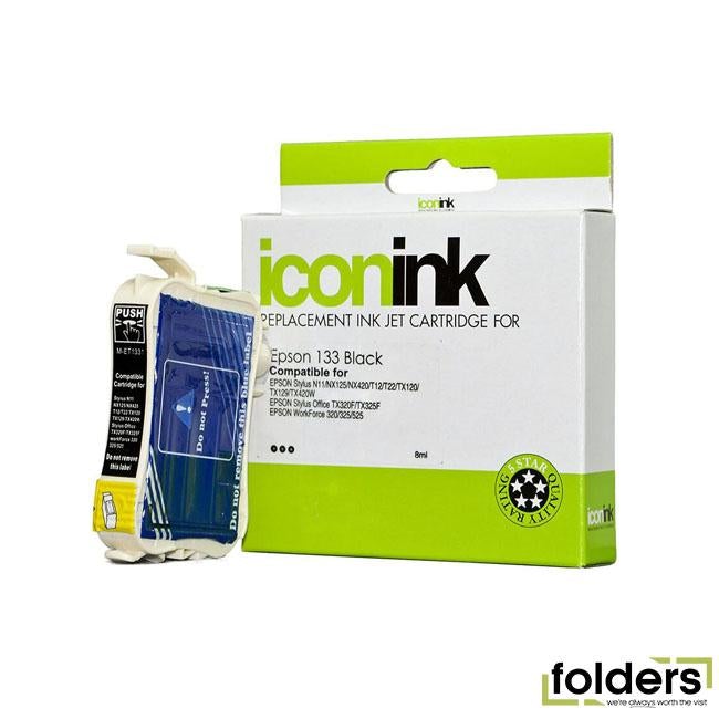 Icon Compatible Epson 133 Black Ink Cartridge