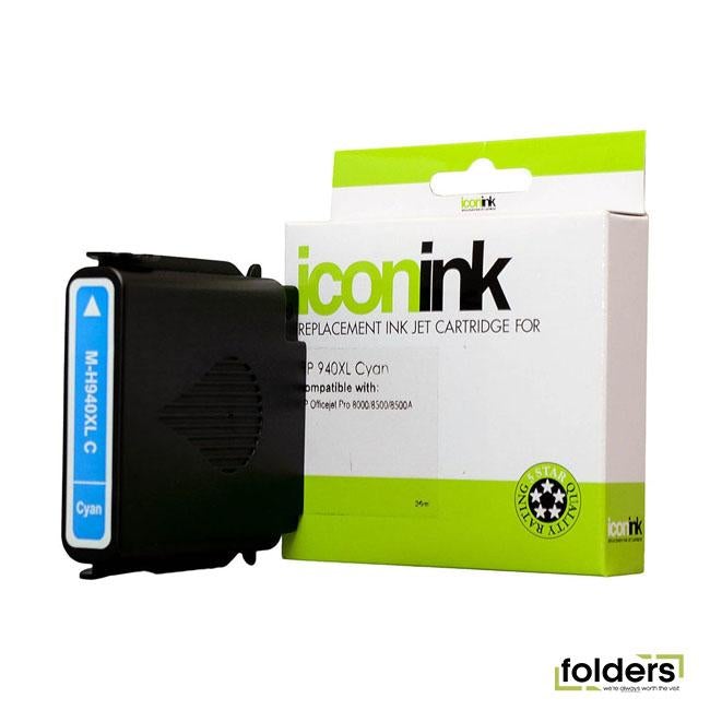 Icon Compatible HP 940 Cyan XL Ink Cartridge (C4907AA)