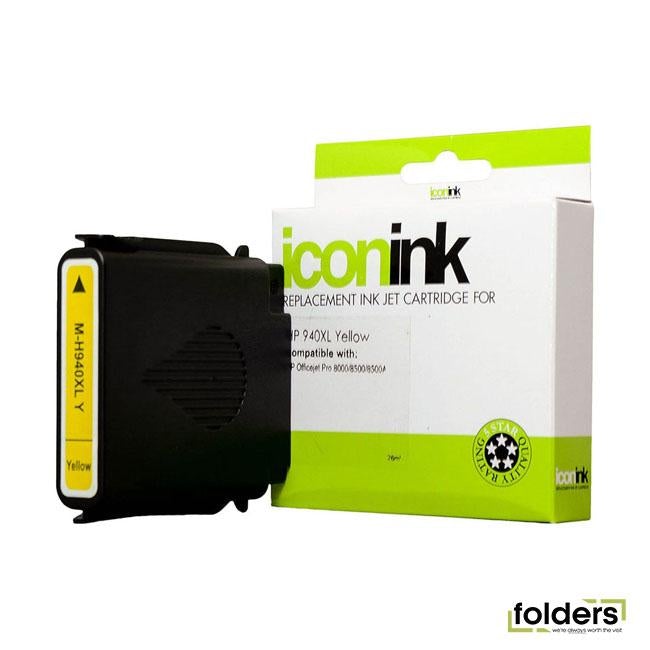 Icon Compatible HP 940 Yellow XL Ink Cartridge (C4909AA)