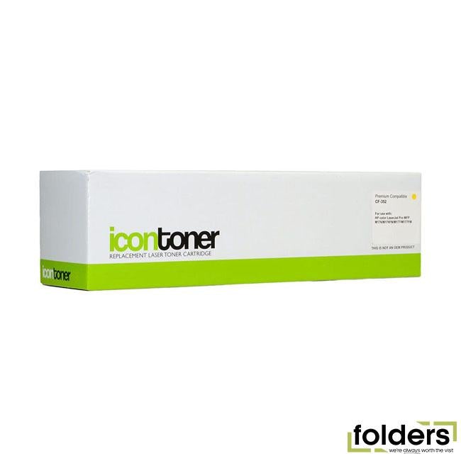 Icon Compatible HP CF352A Yellow Toner Cartridge (130A)