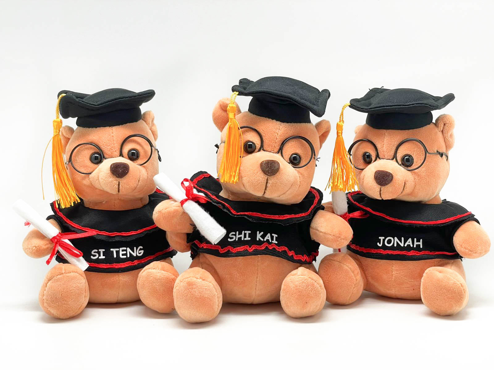 23cm Graduation Teddy Bear 1PC (Name Printing)Assorted