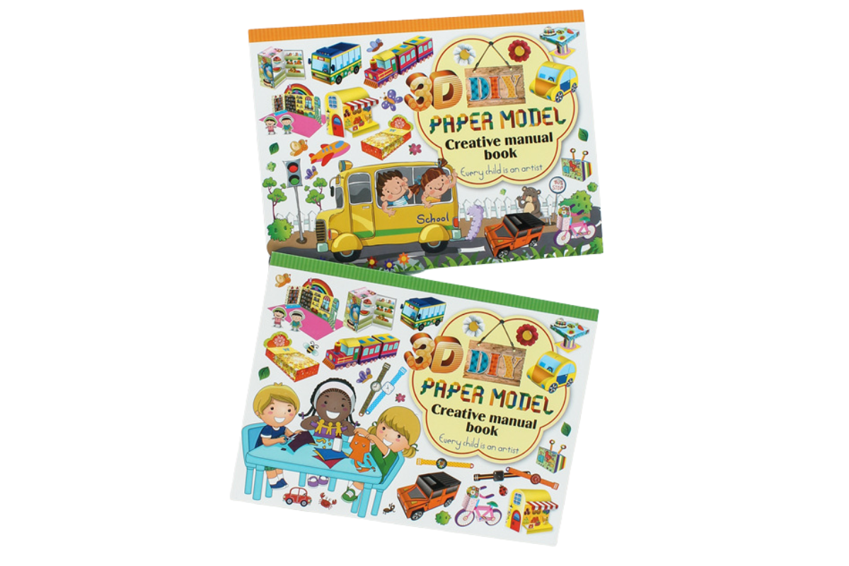 3D DIY Paper Model BookAssorted