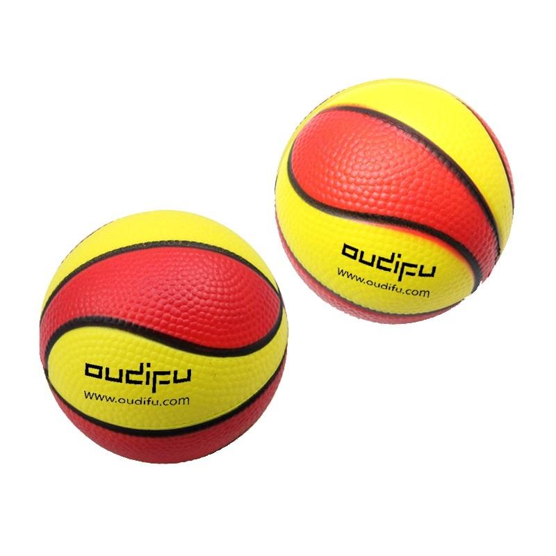 7cm Basketball Two-color Stress Ball3000 