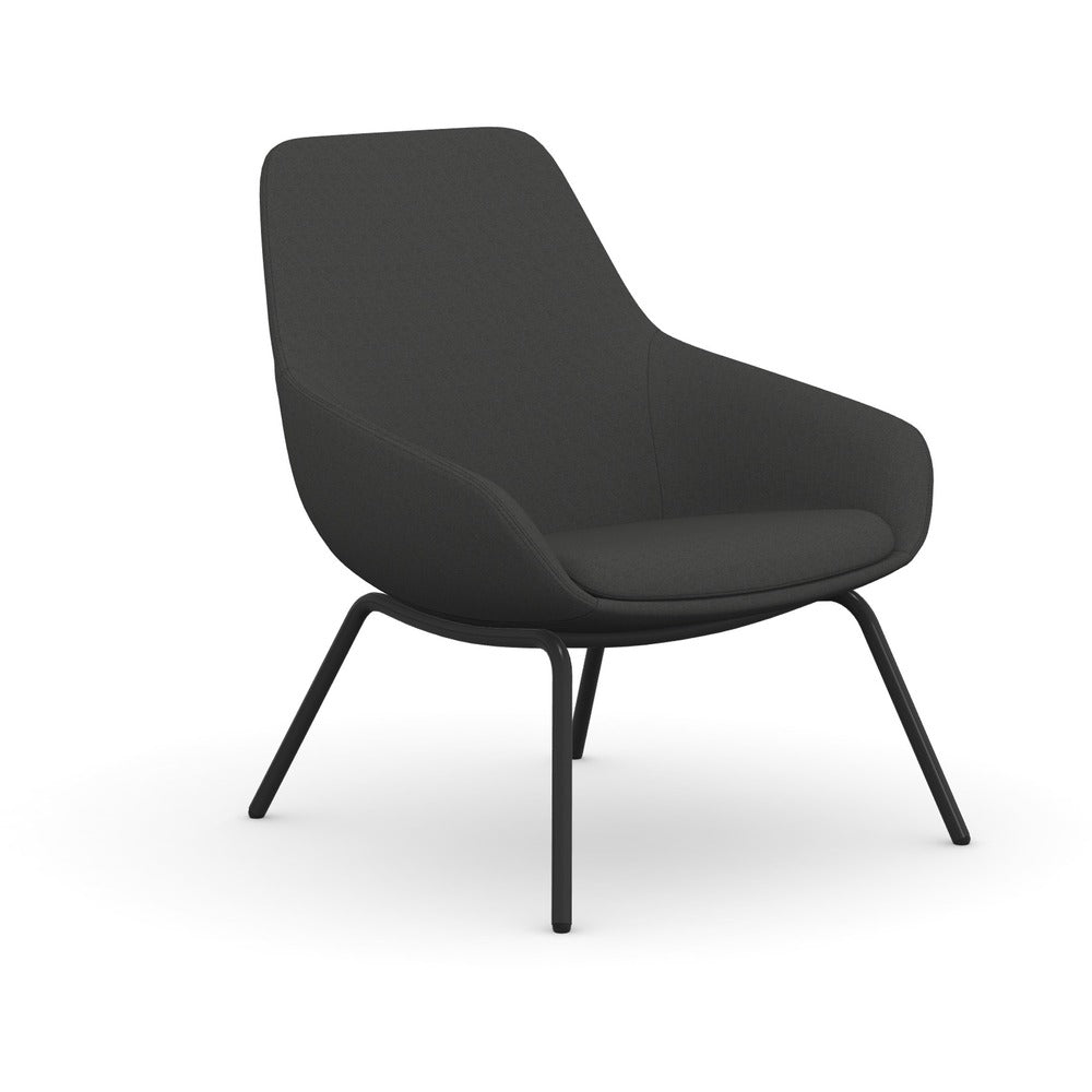 9 to 5 Seating 4-leg Lilly Lounge Chair [SKU - NTF9101LGBFDO]EA