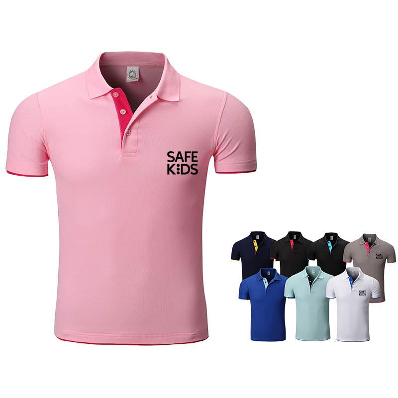 Short-Sleeved Polo Shirt With Coloured Inner Placket1000 