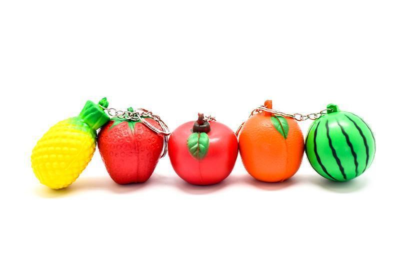 Stress Ball Keychain (fruits)Apple